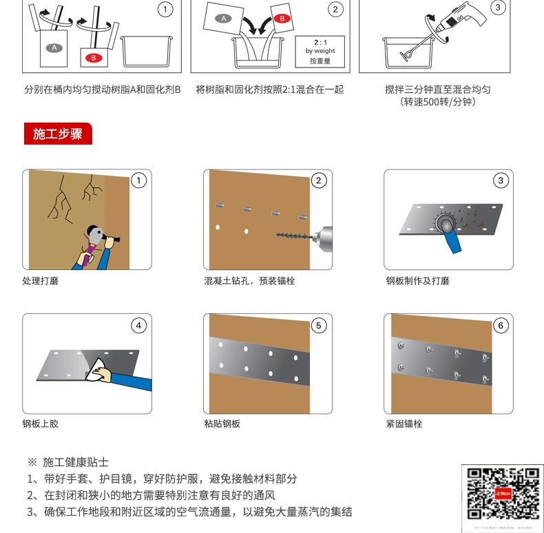 包钢鲁甸粘钢加固施工过程